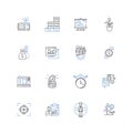 Interest line icons collection. Hobbies, Passions, Enthusiasm, Pursuits, Fervor, Love, Obsession vector and linear