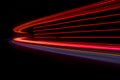 Interesting and abstract lights in orange, red and blue Royalty Free Stock Photo