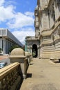 Interesting architecture of old and new buildings along Empire State Plaza Convention Center,Albany,New York,2015