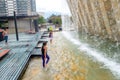 Interesting Barefoot Park in Medellin city Royalty Free Stock Photo