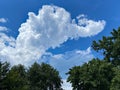 Interesting Cloud Formation in the Sky in Summer