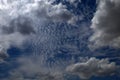 Interesting cloud shapes, imagination and clouds in the sky