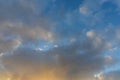 Interesting clouds in the sky Royalty Free Stock Photo