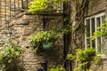 Interesting corner in the small village of Pott Shrigley, Cheshire, England. Royalty Free Stock Photo