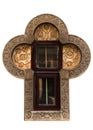 Interesting cross-shaped window Royalty Free Stock Photo