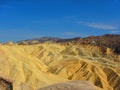 Interesting desert rock formations, Death Valley California. Royalty Free Stock Photo