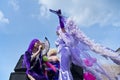 The interesting drag queens in the Taipei LGBTQIA pride, Taiwan. October 28, 2017.