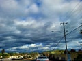 Interesting formation of cloud during early fall in USA