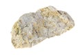 Interesting limestone on a white isolated background