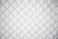 Interesting original white leather background with quilting pattern