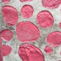 interesting patterned colorful abstract cement stone wall Royalty Free Stock Photo