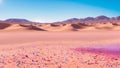 An Interesting Picture Of A Desert With A Lot Of Colorful Confetti AI Generative