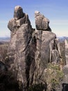 Interesting rock formation - Rock tower in the Crows Rocks in Lu