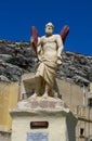 An interesting statue of Sant Andrija in Xlendi in Malta