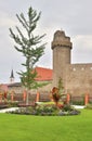 Interesting Strakonice castle in Czech republic Royalty Free Stock Photo