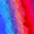 Interesting uneven colorful background texture with blue red Royalty Free Stock Photo
