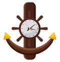 Interesting wall clock, icon Royalty Free Stock Photo
