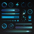 Interface icons vector set. Royalty Free Stock Photo