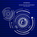 Interface Image Text Sample Vector Illustration