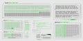 HUD interface design for decoding big data.