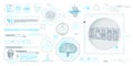 HUD interface design for decoding big data.