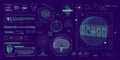 HUD interface design for decoding big data.