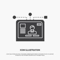 interface, website, user, layout, design Icon. glyph vector gray symbol for UI and UX, website or mobile application Royalty Free Stock Photo