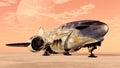 Intergalactic cargo ship Royalty Free Stock Photo