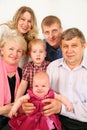 Intergenerational family Royalty Free Stock Photo