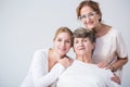 Intergenerational relation between women Royalty Free Stock Photo