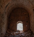 Interier of the Kelefa castle in Mani, Laconia, Greece Royalty Free Stock Photo
