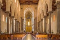 Interieur view of Cefalu Cathedral in the city Royalty Free Stock Photo