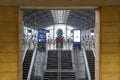 interior of the Abando Idalecio Prieto train station.