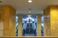 interior of the Abando Idalecio Prieto train station. Royalty Free Stock Photo