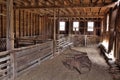 Interior of Abandoned Barn Royalty Free Stock Photo