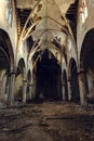 Interior of Abandoned Catholic Church - Buffalo, New York Royalty Free Stock Photo