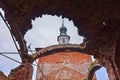 Interior of an abandoned church, abandoned room, ruined room, abandoned church Royalty Free Stock Photo