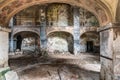 Interior of the abandoned church of All Saints Royalty Free Stock Photo