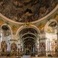 Interior of Abbey Cathedral in St.Gallen