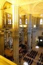 Interior of the Cathedral of Malaga in Andalusia, Spain