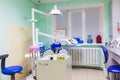 Interior of a modern dental surgery Royalty Free Stock Photo