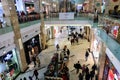 Interior of AFI Cotroceni Shopping Mall, Bucharest during holiday season