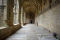 Interior aisles of the Santiago de Compostela Cathedral, Galicia, Spain Royalty Free Stock Photo