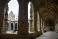 Interior aisles of the Santiago de Compostela Cathedral, Galicia, Spain Royalty Free Stock Photo