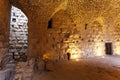 Interior of Ajloun castle, Qala\'at Ar-Rabat, Ajloun, North Jordan, Jordan