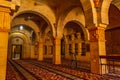 Interior of Al Mustafa mosque, Egypt Royalty Free Stock Photo