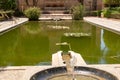 Interior of the Alcazaba of Almeria Muslim fortification in summer with blue sky. Almeria, Andalusia, Spain Royalty Free Stock Photo