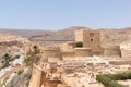Interior of the Alcazaba of Almeria Muslim fortification in summer with blue sky. Almeria, Andalusia, Spain Royalty Free Stock Photo