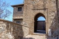 Interior of the Alcazaba of Malaga, Spain Royalty Free Stock Photo