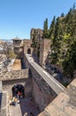 Interior of the Alcazaba of Malaga, Spain